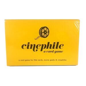 Cinephile A Card Game for Film Nerds, Movie Geeks & Cinephiles NIB